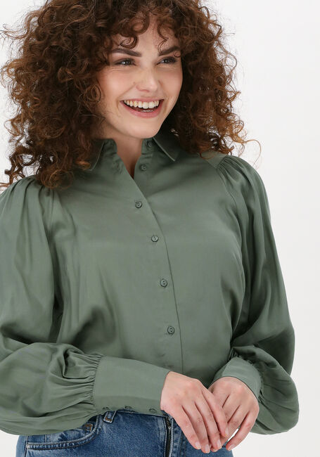 Groene MSCH COPENHAGEN  ALIVIA STEPHIE LS SHIRT - large