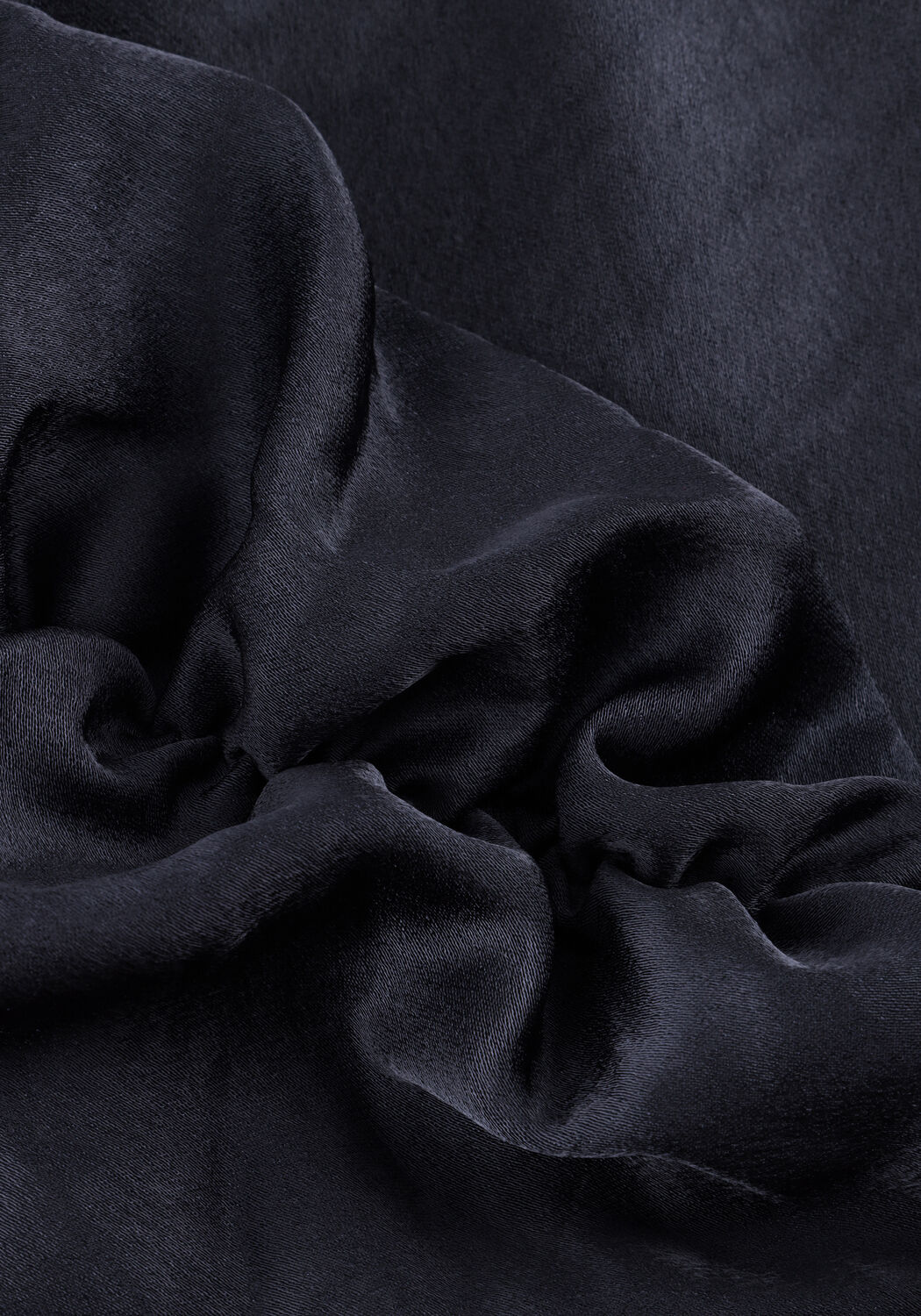 Donkerblauwe NEO NOIR Maxi jurk BENUTI SOLID DRESS - large