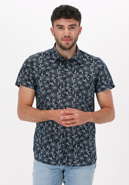 DSTREZZED Chemise décontracté SHIRT S/S LINE FLOWER VOILE en bleu - large