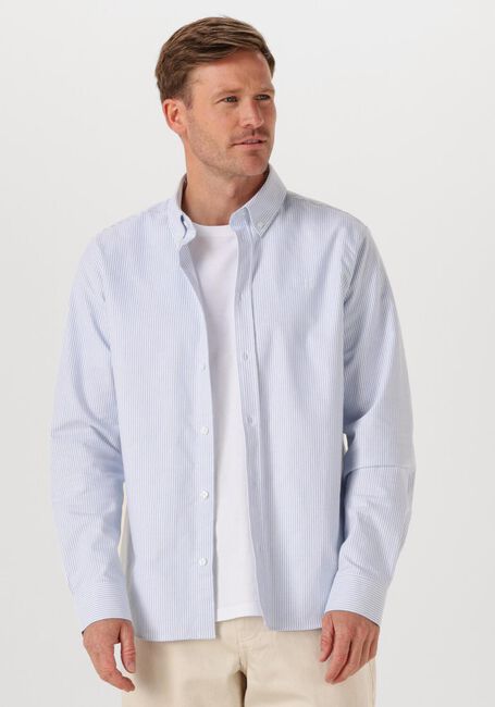 Blauwe LES DEUX Overhemden KONRAD OXFORD SHIRT MEN - large