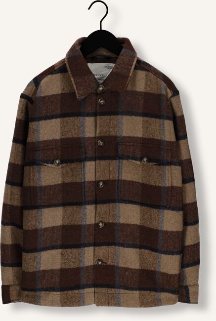 Bruine SELECTED MEN Overshirt SLHARCHIVE OVERSHIRT B NOOS Bruine SELECTED MEN Overshirt SLHARCHIVE OVERSHIRT B NOOS - large