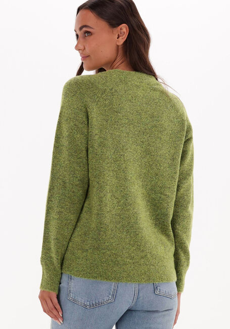 Groene SELECTED FEMME Trui LULU LS KNIT O-NECK B - large