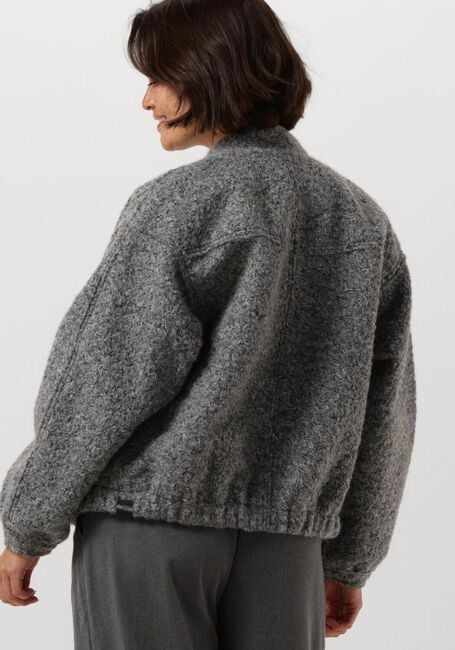 Grijze NUKUS Jassen BALTIMORE JACKET BOUCLE - large