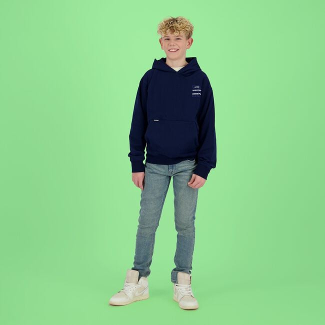 Donkerblauwe RAIZZED Sweater NOCUSSED - large