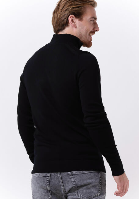 CALVIN KLEIN Pull MERINO QUARTER ZIP en noir - large
