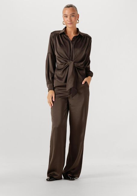 NEO NOIR NAJA SATIN SHIRT Blouses en marron - large