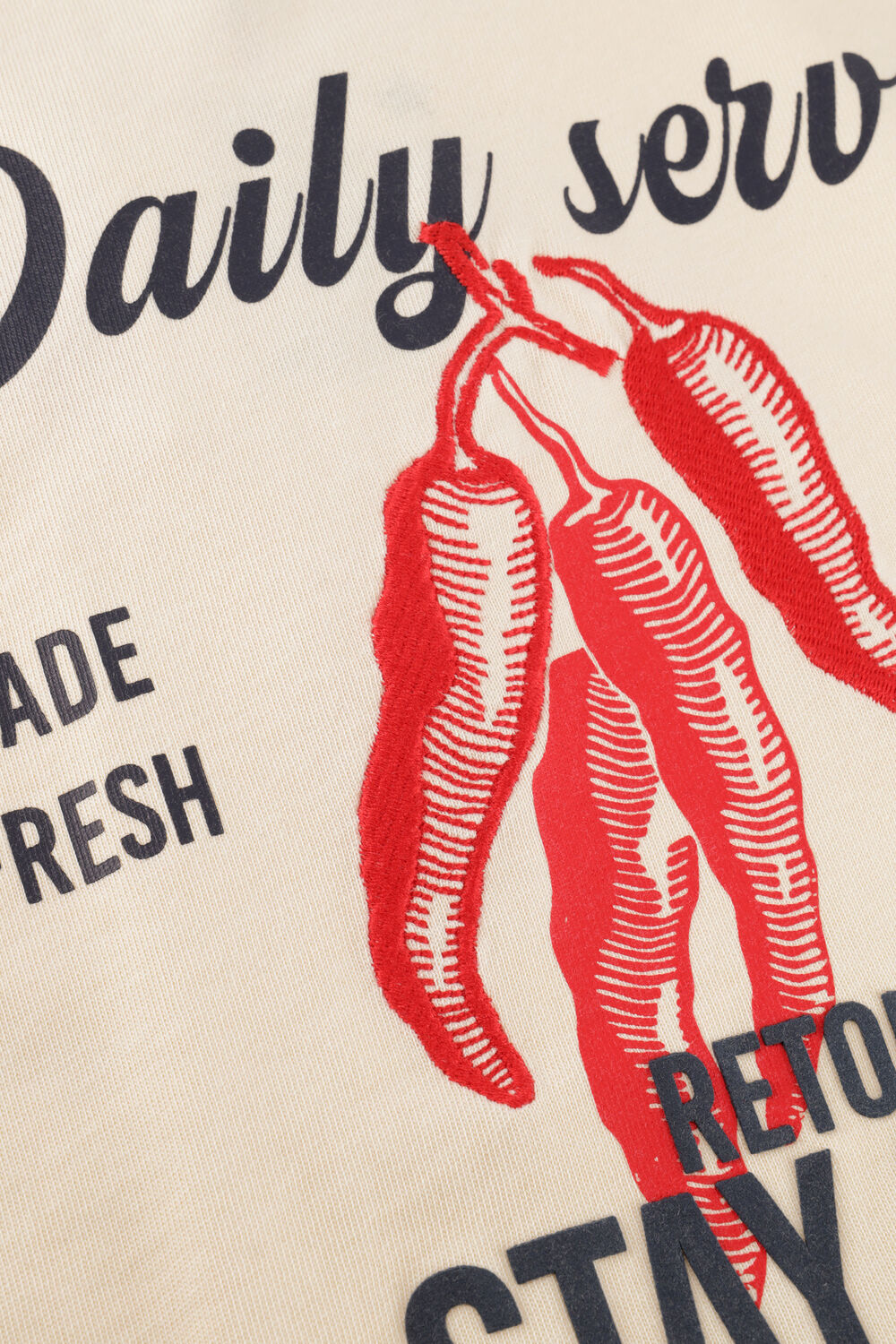 RETOUR T-shirt BRUNO Cr&egrave;me - large