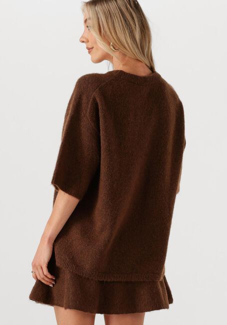 Bruine EDITED Trui KRISTINE WOOL KNIT T-SHIRT - large