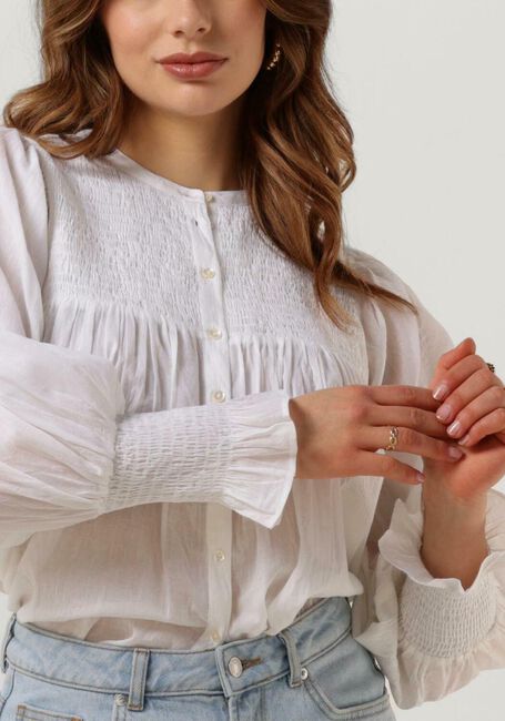 ANTIK BATIK HITA SMOCKED Blouses en blanc - large