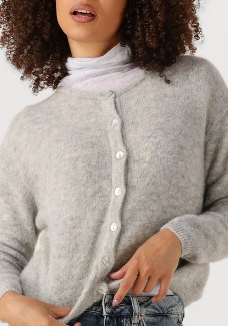 AMERICAN VINTAGE Gilet VITOW CARDIGAN Gris clair - large