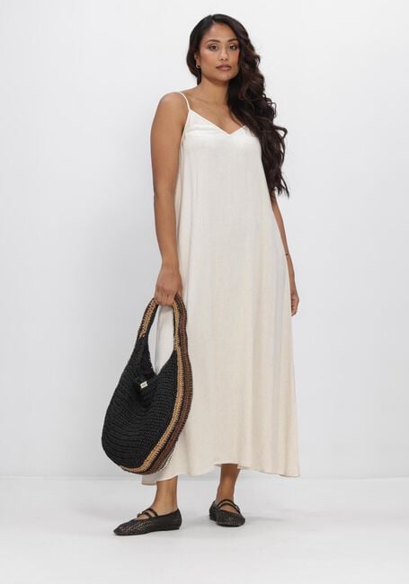 Beige OBJECT Jurken OBJSANNE LO STRAP DRESS - large