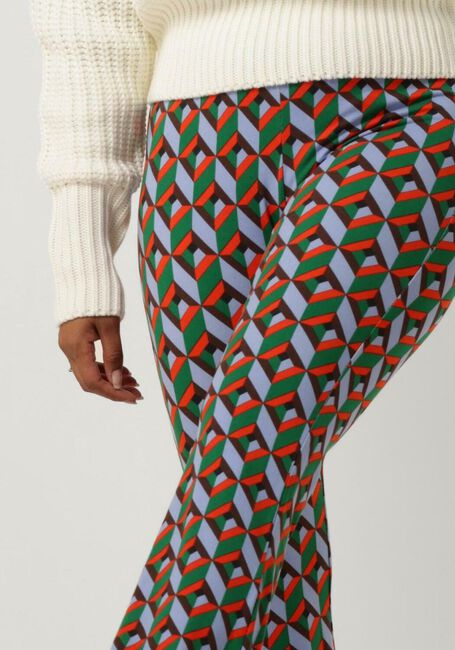 COLOURFUL REBEL Pantalon évasé GRAPHIC PEACHED EXTRA FLARE PANTS en multicolore - large