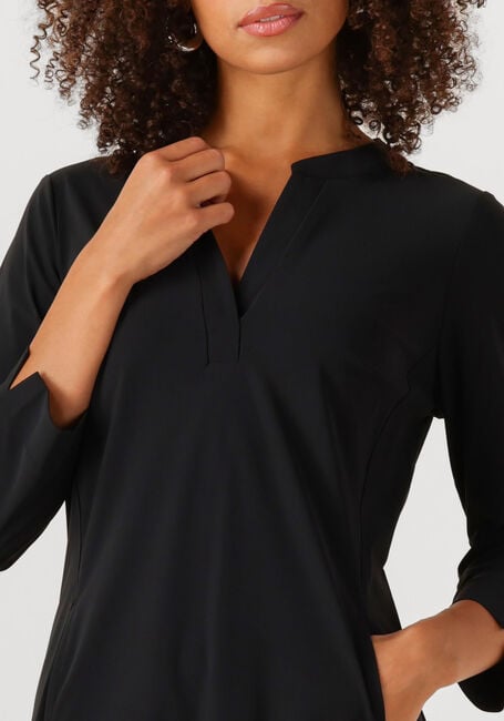 Zwarte STUDIO ANNELOES Midi jurk SIMPLICITY DRESS - large
