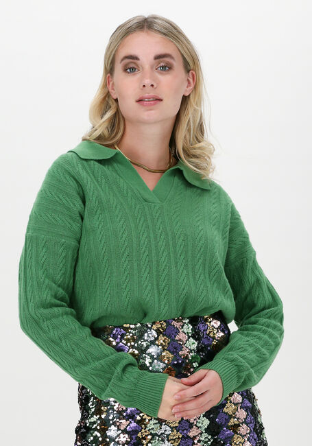 BELLAMY Pull MY POLO CABLE en vert - large