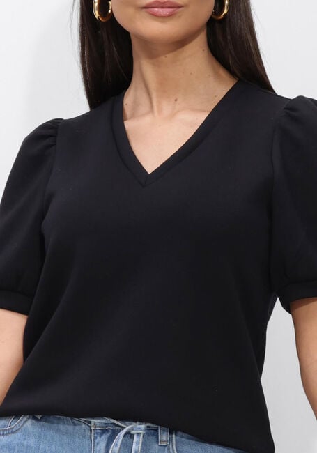 Zwarte OBJECT Top OBJANDREA S/S RE V-NECK TOP - large