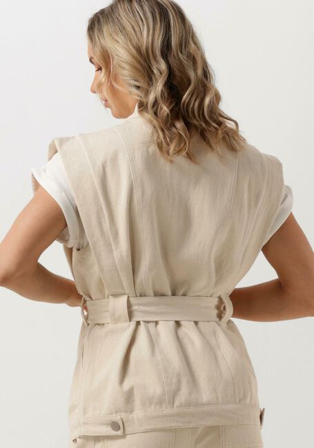 MINUS Gilet VASILIA VEST Crème - large
