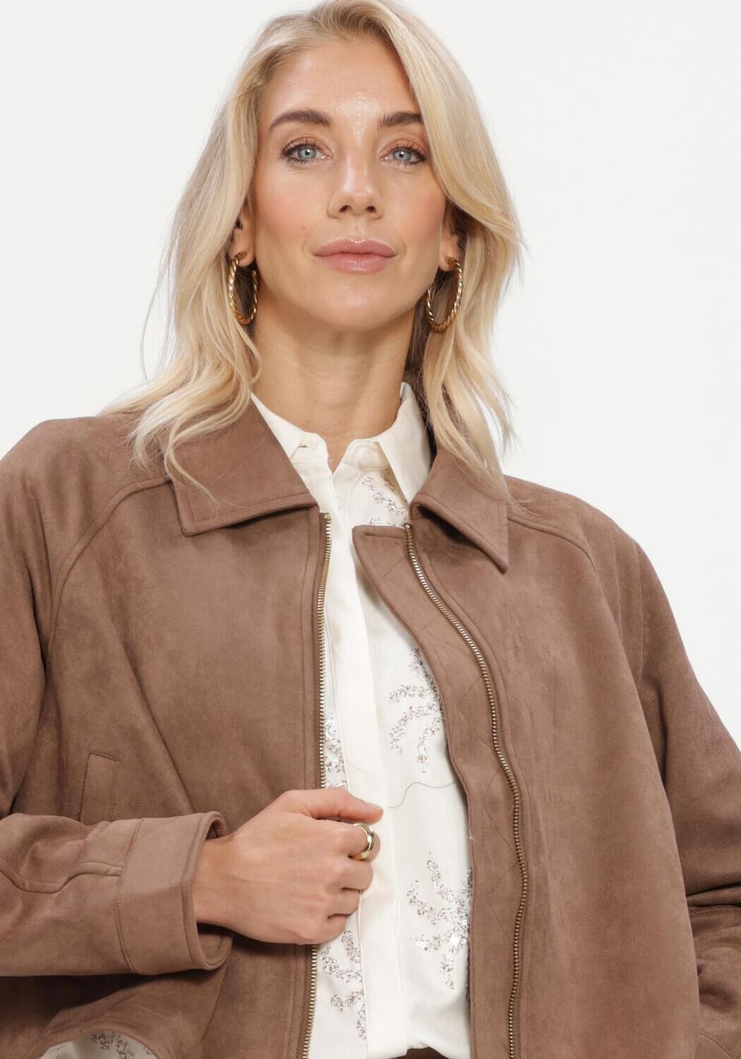 Bruine NUKUS Jack DAISEY JACKET - large