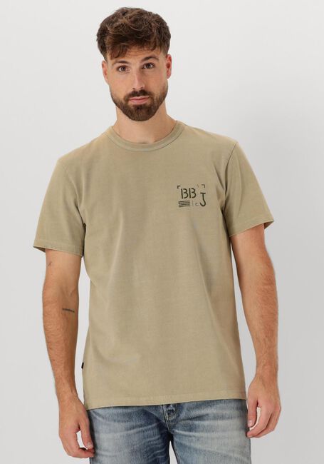Beige BUTCHER OF BLUE T-shirt ARMY STENCIL TEE - large