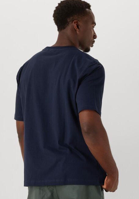 SHIWI T-shirt MEN FINN RELAXED T-SHIRT CORAL LOGO Bleu foncé - large