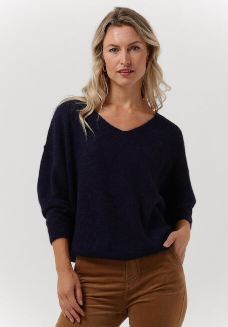 Donkerblauwe BY-BAR Trui LIV PULLOVER - large