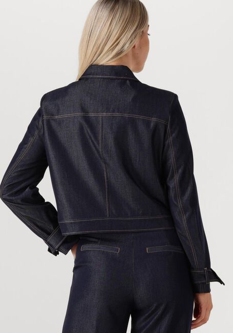 Donkerblauwe CO'COUTURE  TERRY DENIM JACKET - large