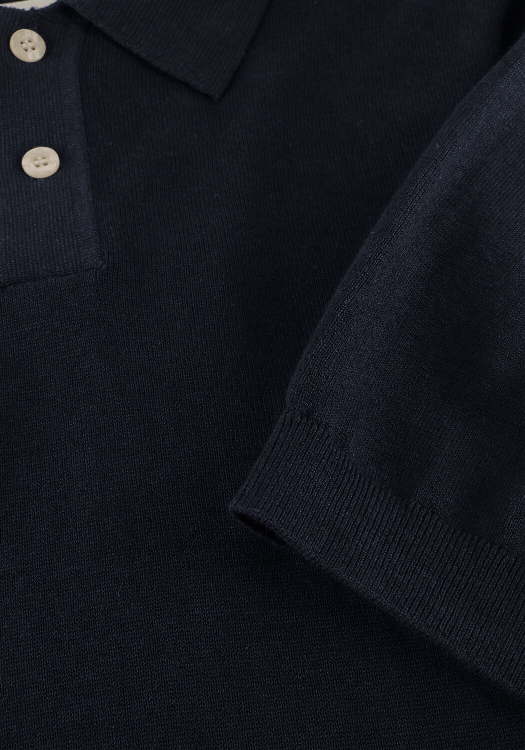 FOR&Eacute;T Polo SEA COTTON LINEN SS POLO Bleu fonc&eacute; - large