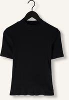 Zwarte SCOTCH & SODA Top MOCK NECK RIBBED SLIM-FIT TOP Zwarte SCOTCH & SODA Top MOCK NECK RIBBED SLIM-FIT TOP - medium