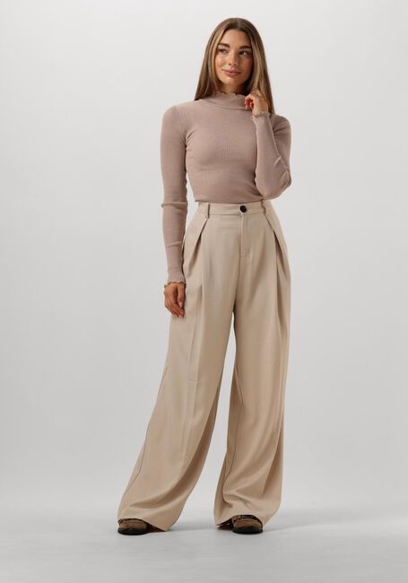 Beige ROSEMUNDE Top BOSTON TURTLENECK W/ LUREX - large