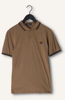 FRED PERRY Polo TWIN TIPPED FRED PERRY SHIRT en camel FRED PERRY Polo TWIN TIPPED FRED PERRY SHIRT en camel - medium