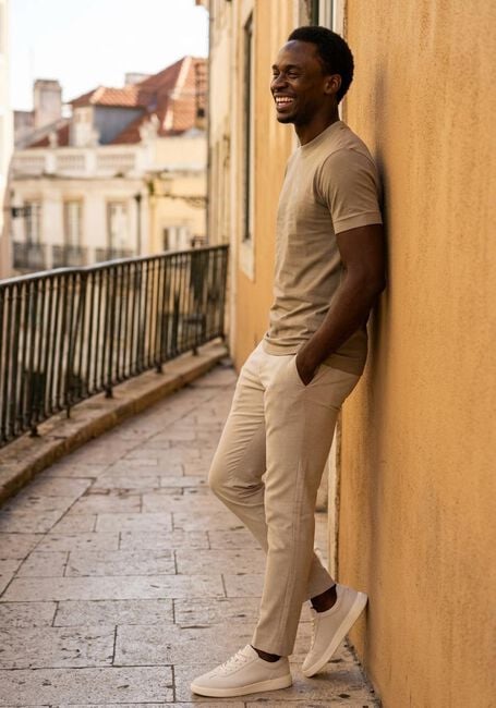 DRYKORN T-shirt ANTON 520062 en taupe - large