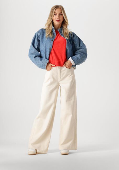 BY-BAR Wide jeans JADEN OFF WHITE PANT Blanc - large