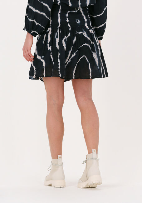 Donkerblauwe BY-BAR Minirok JAMIE TIE DYE SKIRT - large
