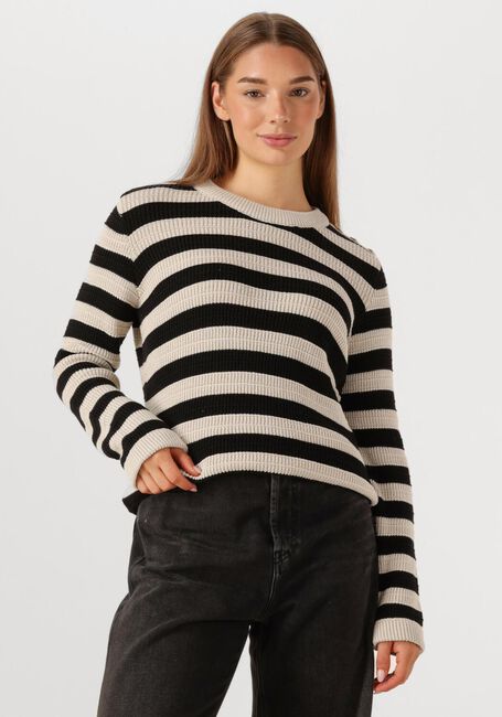 Beige Y.A.S. Trui YASSIRONI LS KNIT PULLOVER S. - large