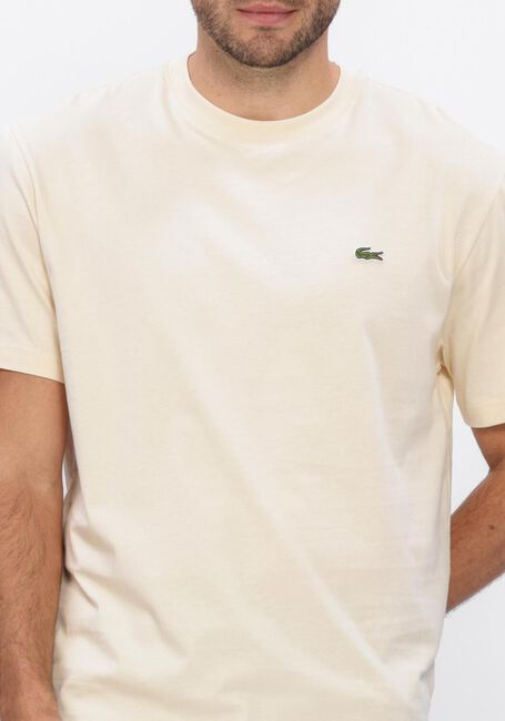 LACOSTE T-shirt COTTON T-SHIRT Cr&egrave;me - large