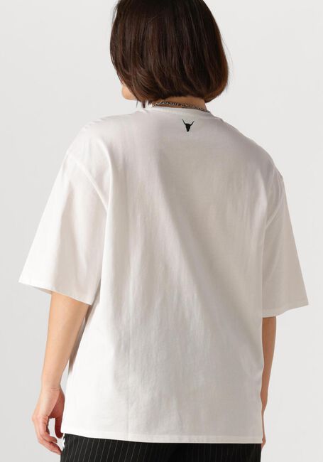 ALIX THE LABEL T-shirt LADIES KNITTED THE LABEL TSHIRT en blanc - large