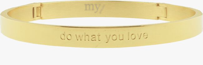 Gouden MY JEWELLERY Armband DO WHAT YOU LOVE - large