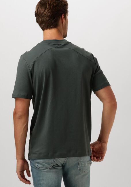 Groene CAST IRON T-shirt SHORT SLEEVE R-NECK REGULAR FIT INTERLOCK - large