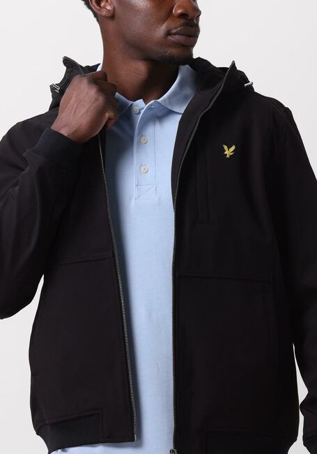 Zwarte LYLE & SCOTT Jack SOFTSHELL JACKET - large