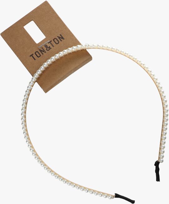 Witte TON & TON Haarband TYRA - large