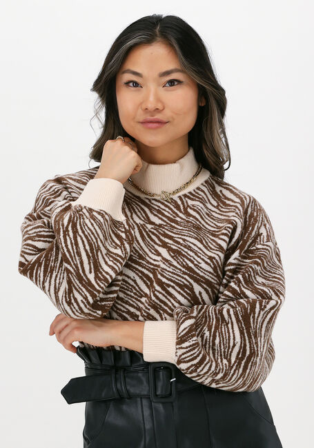 GESTUZ Pull ZETA GZ PULLOVER en marron - large