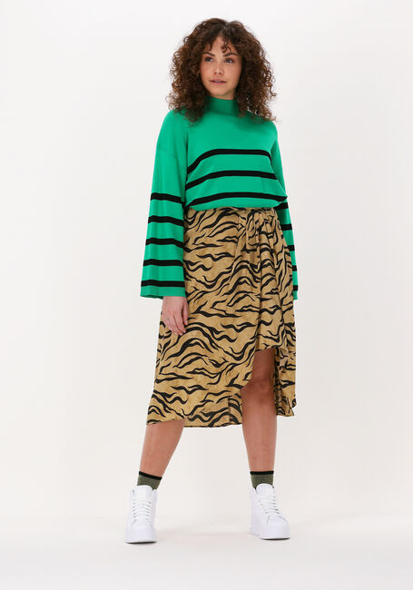 NEO NOIR Pull ENA STRIPE KNIT BLOUSE en vert - large