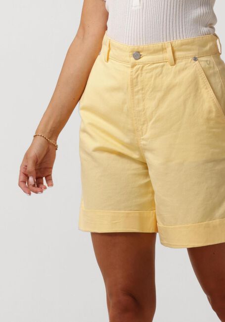 Gele VANILIA Broeken/jumpsuits LINEN PANTALON - large