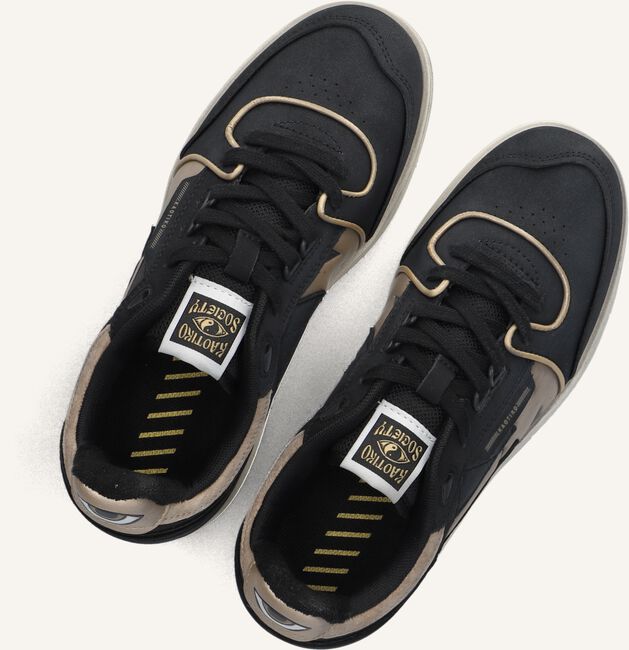 Zwarte KAOTIKO Sneakers BOSTON PIPING METAL Zwarte KAOTIKO Sneakers BOSTON PIPING METAL - large