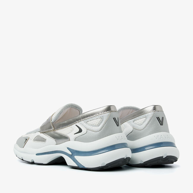 VIA VAI Baskets basses VESPER LANA en argent - large