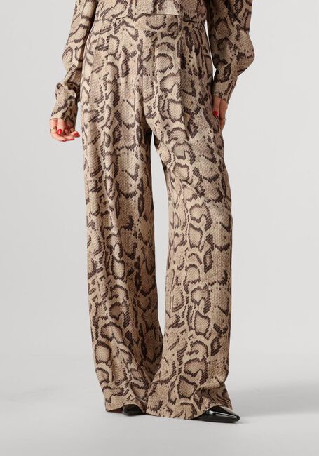 Zand ALIX THE LABEL Pantalon LADIES WOVEN SNAKE TWILL PANTS - large