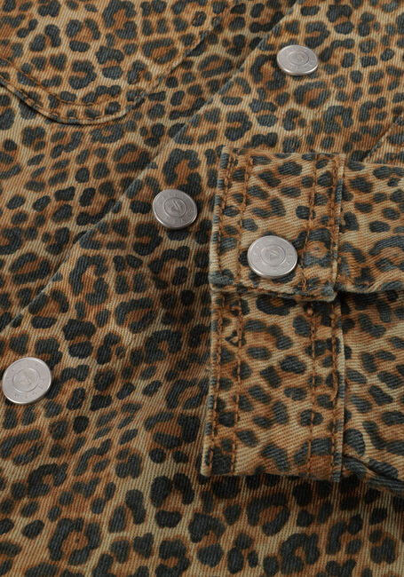 DAILY7 Veste en jean TWILL JACKET ANIMAL en marron - large