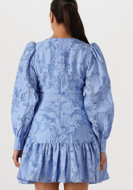 SELECTED FEMME Mini robe SLFCALLI-SADIE LS SHORT V-NECK DRESS FF Bleu clair - large