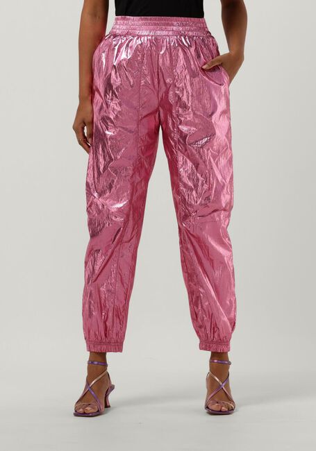 CO'COUTURE Pantalon TRICE METAL TECH PANT en rose - large
