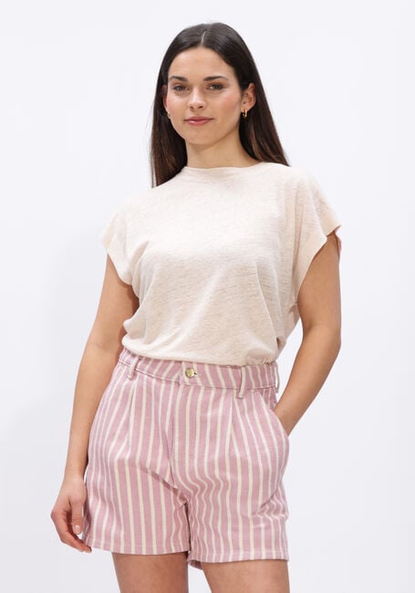 BY-BAR T-shirt MASON LINEN TOP en beige - large