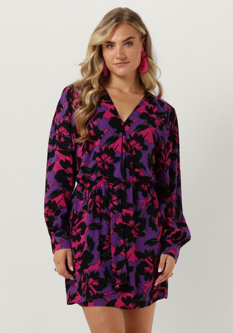 Paarse REFINED DEPARTMENT Mini jurk CHAIMA - large